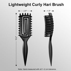 Brosse à cheveux Weldilgit utilisée sur des cheveux mouillés