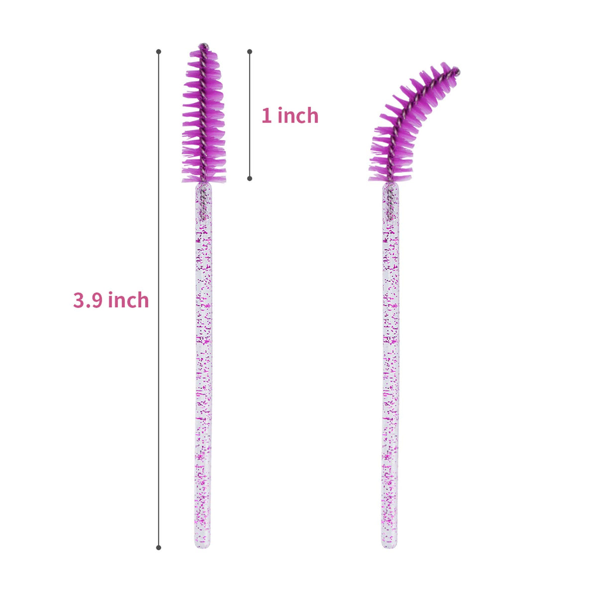 Brosse à cils CHEFBEE montrant la douceur des poils