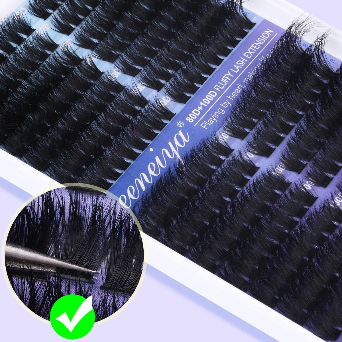 Brosse à cils Geeneiya pour finition parfaite