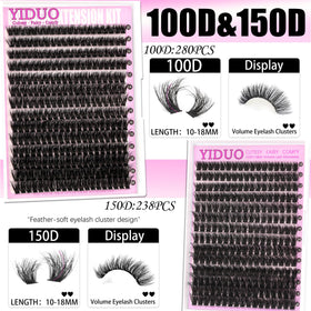 Brosse à cils YIDUO pour finition parfaite
