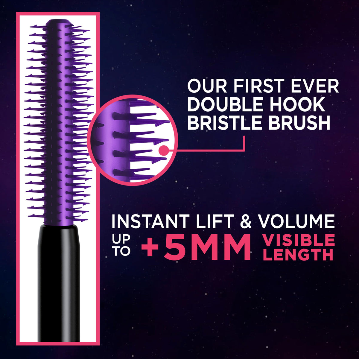Brosse à double crochet du mascara Telescopic Lift L'Oreal Paris