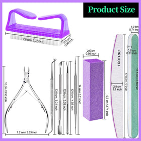 Brosse à ongles Fandamei pour nettoyer les résidus