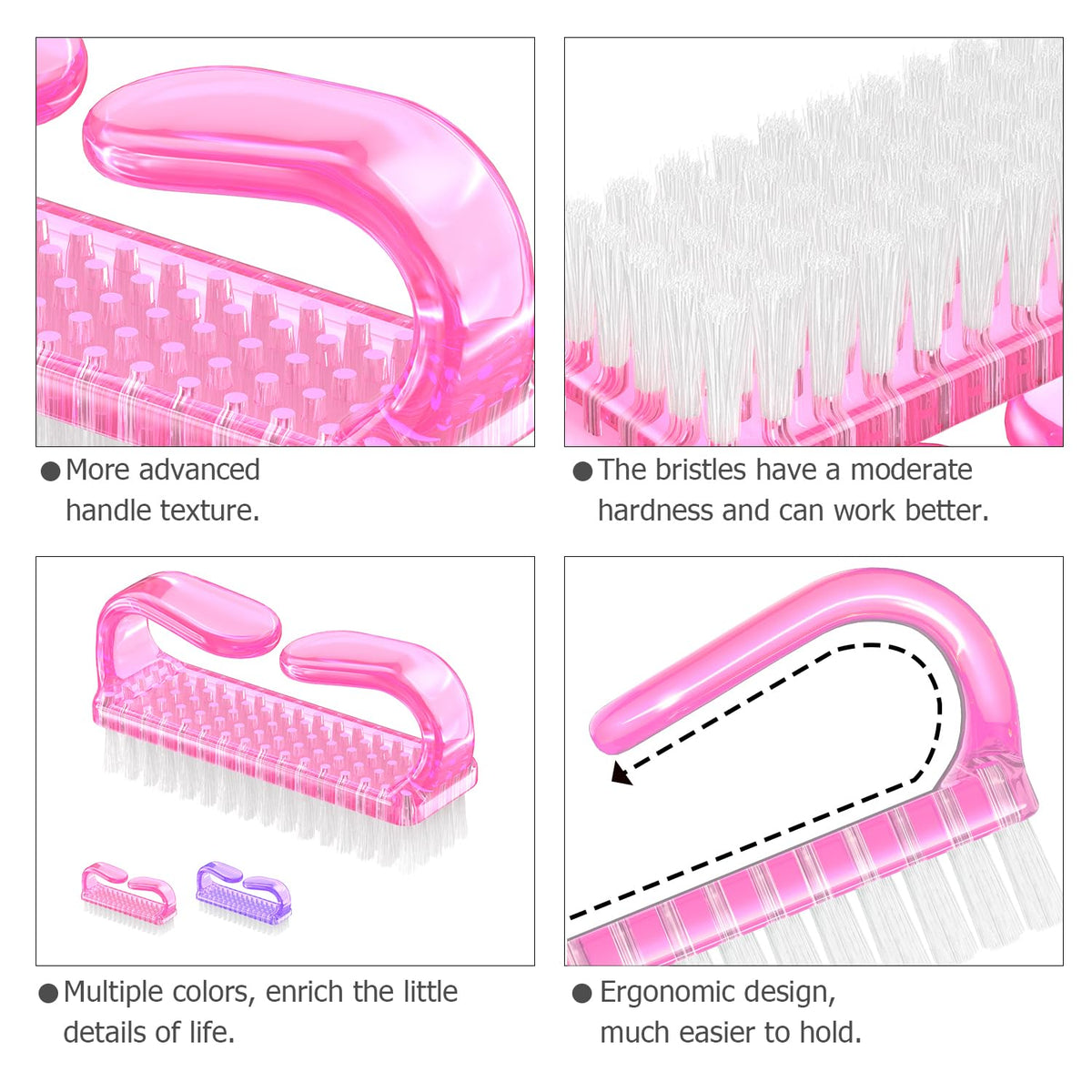 Brosse à ongles Larbois dans une trousse de voyage