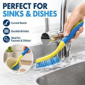 Brosse à poils doux Koksi pour nettoyage de surfaces sensibles