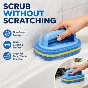Brosse à poils durs Koksi pour nettoyage de salle de bain