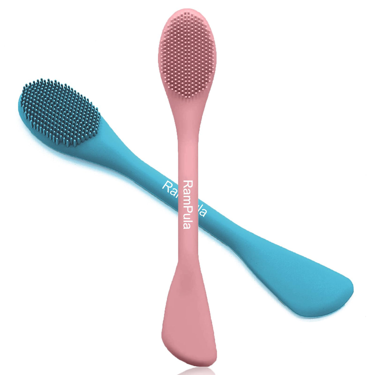 Brosse à pores RamPula avec embout en silicone et cuillère