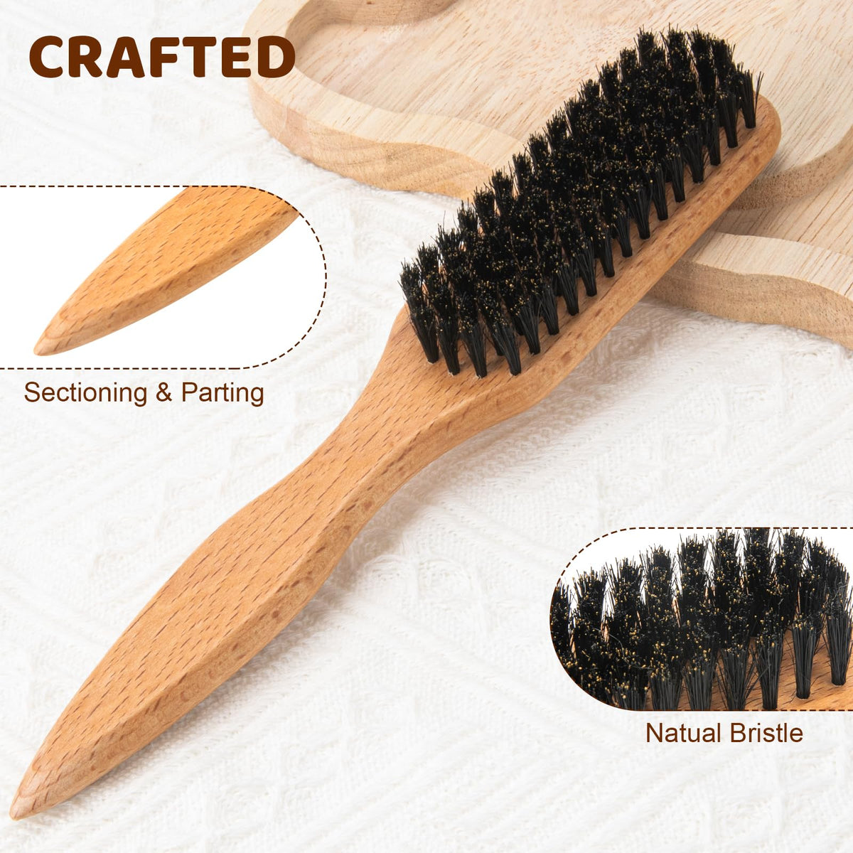 Brosse à teasing ZVOREI pour ajouter du volume