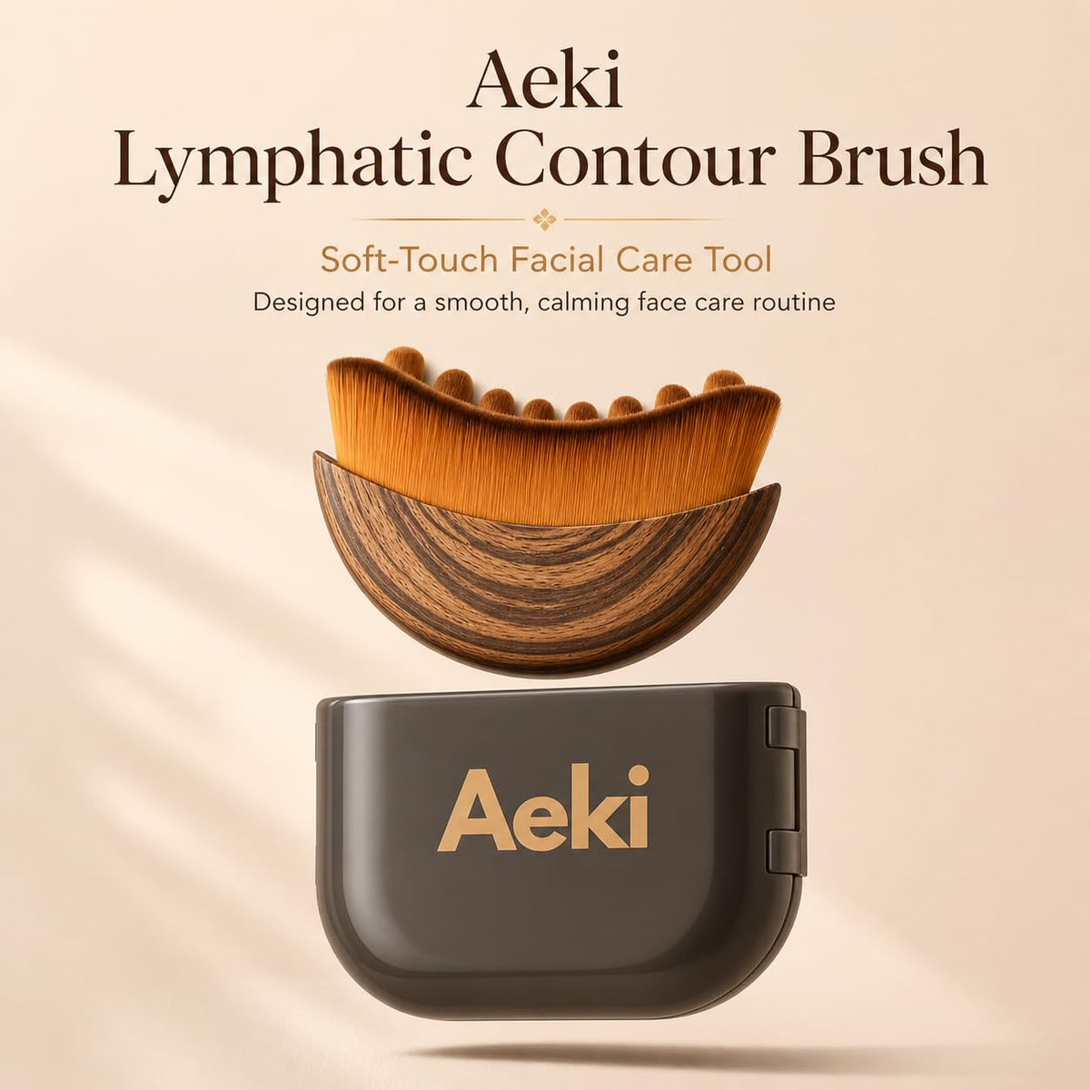 Brosse AEKI avec brins doux et durables