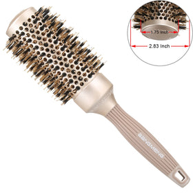 Brosse BANGMENG avec poils de sanglier sur fond blanc