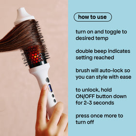 BROSSE BONDIBOOST sur un comptoir de salle de bain