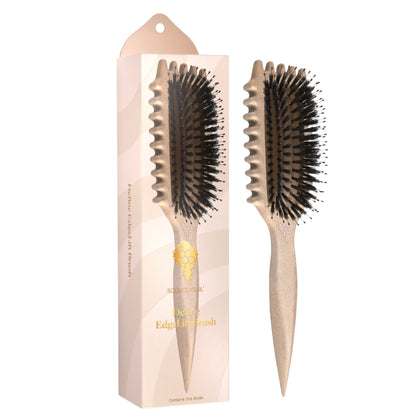 Brosse Bounce Curl EdgeLift 5-en-1 vue avant en couleur Tan