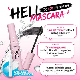 Brosse carrée du mascara ETUDE Curl Fix pour cils
