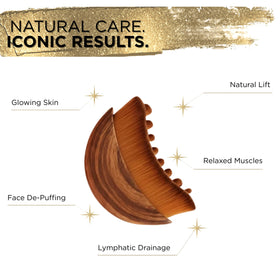 Brosse Contour Lymphatique Icon Patch en usage sur la joue