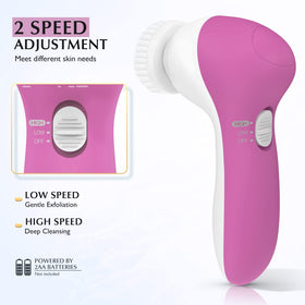 Brosse COSLUS avec ses accessoires dans un packaging
