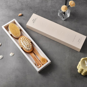 Brosse de brossage à sec ROSENA avec poils naturels de sanglier