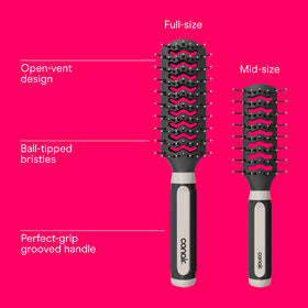 Brosse de cheveux Conair avec design ventilé, idéale pour le séchage rapide