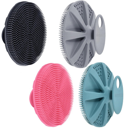 Brosse de douche en silicone INNERNEED lot de 4 vue de face