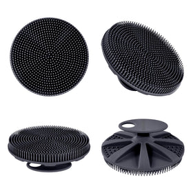 Brosse de douche INNERNEED noire avec texture douce
