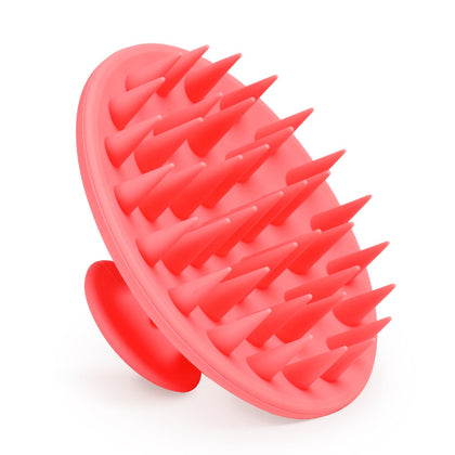 Brosse de massage Meartchy silicone rose vue de face