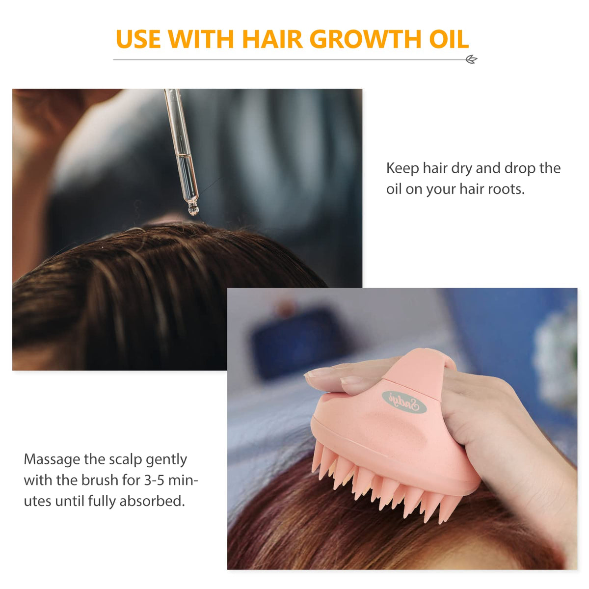 Brosse de massage Sndyi, utilisation dans la douche
