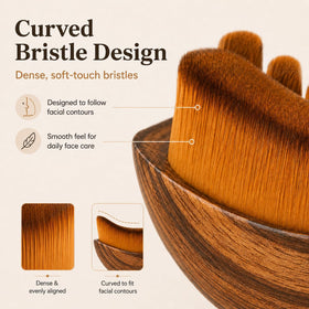 Brosse de sculpture pour le visage AEKI en action