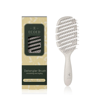 Brosse démêlante ecoed vue de face avec poils souples