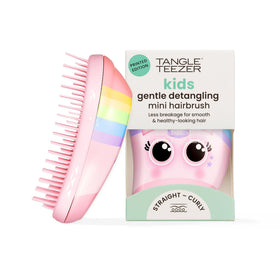 Brosse démêlante TANGLE TEEZER Mini Licorne Arc-en-Ciel vue de face