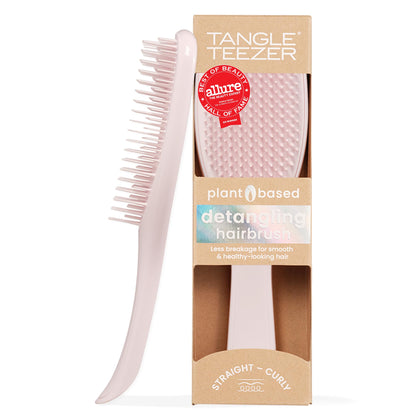 Brosse démêlante TANGLE TEEZER rose vue avant avec dents flexibles