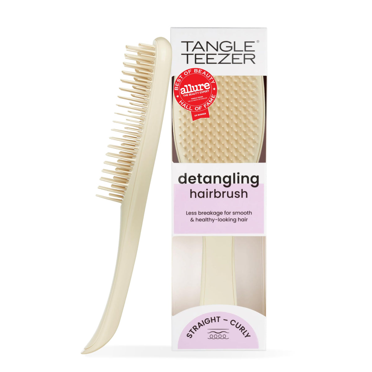 Brosse démêlante TANGLE TEEZER Ultimate modèle cappuccino vue de face