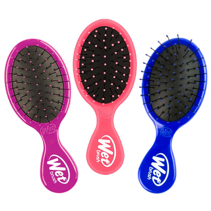 Brosse démêlante Wet Brush mini rose vue de face
