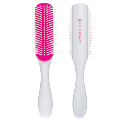 Brosse Denman D3 Cerisier vue avant avec picots arrondis