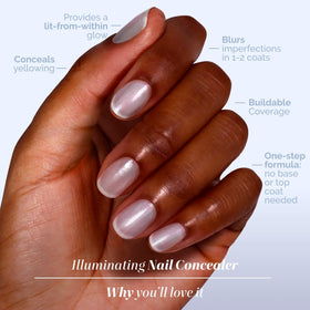 Brosse du LONDONTOWN Kur Illuminating Nail Concealer Quartz