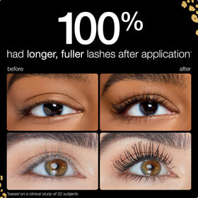 Brosse du mascara tarte Maneater montrant les poils