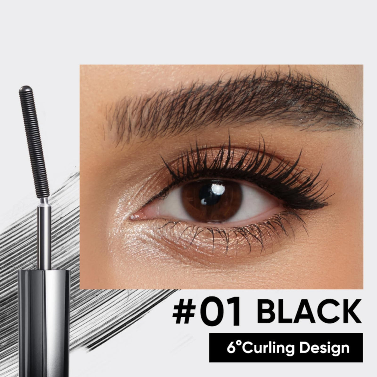 Brosse en métal du mascara JUDYDOLL avec précision