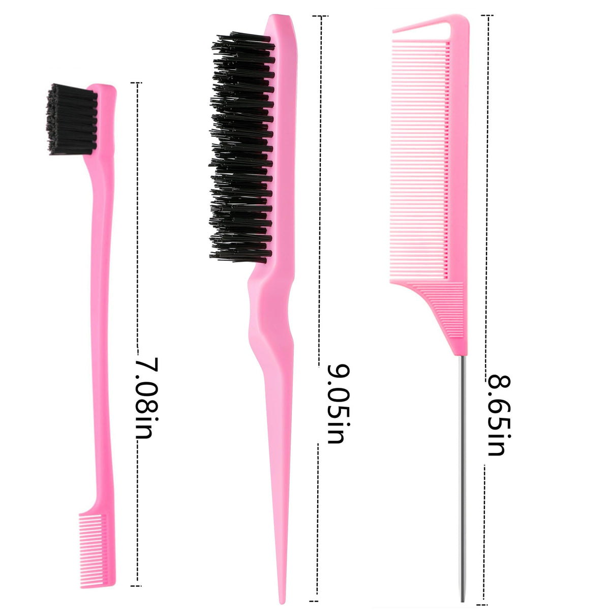 Brosse et peigne ZVOREI dans un environnement de salle de bain