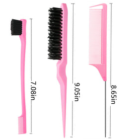 Brosse et peigne ZVOREI dans un environnement de salle de bain