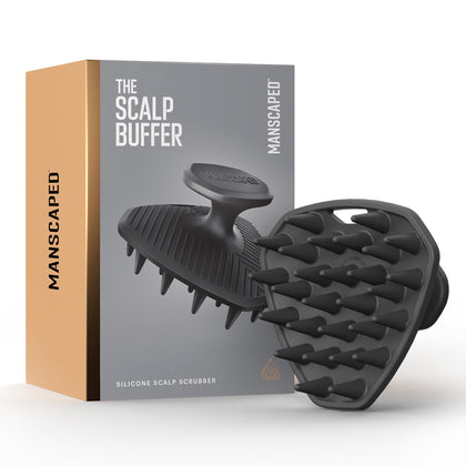 Brosse exfoliante MANSCAPED vue de face avec poils en silicone