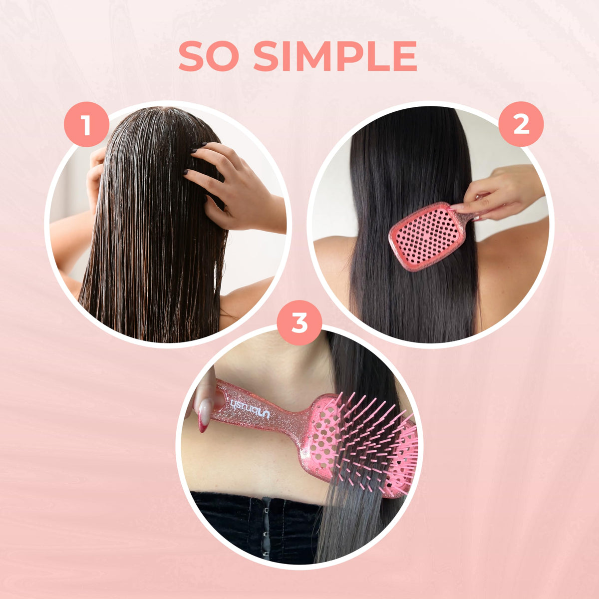 Brosse FHI Heat UNbrush sur une coiffeuse avec d'autres accessoires de beauté