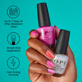 Brosse large du vernis à ongles OPI pour application précise