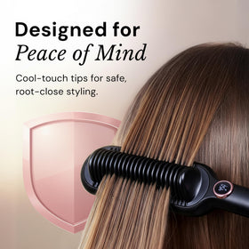 Brosse lissante L'ANGE HAIR vue de dos