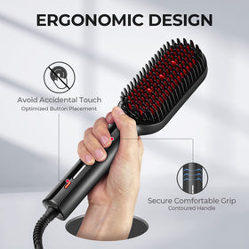 Brosse lissante TYMO avec affichage numérique de la température