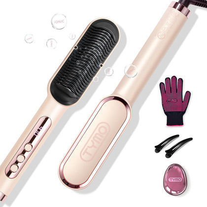 Brosse lissante TYMO Ring Plus vue de face avec écran LED