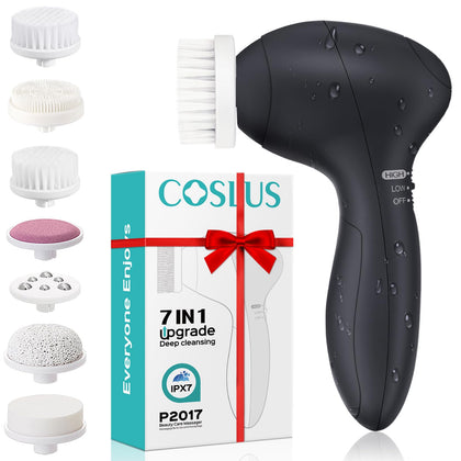 Brosse nettoyante COSLUS 7 en 1 vue de face
