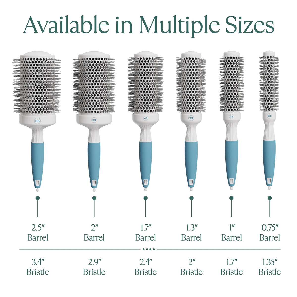 Brosse Osensia sur une coiffeuse avec accessoires de beauté