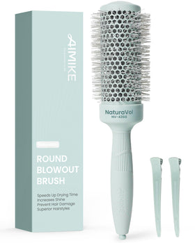 Brosse ronde AIMIKE NaturaVol 1,7 pouces vue de face