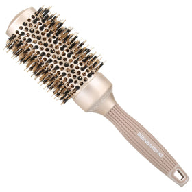Brosse ronde BANGMENG en poils de sanglier vue de face