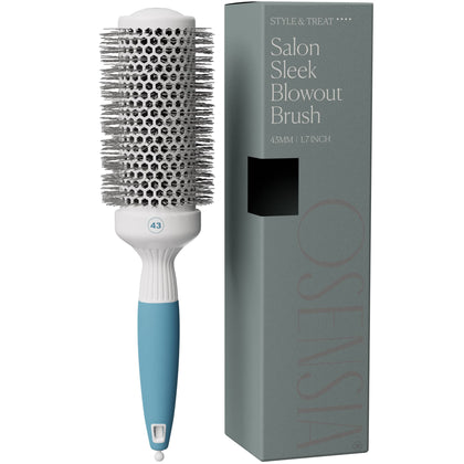 Brosse Ronde Moyenne Osensia 43 mm vue de face avec poils en céramique