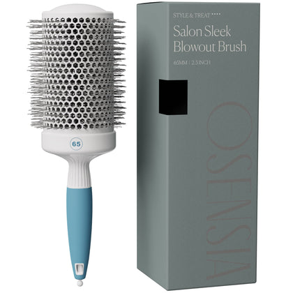 Brosse ronde Osensia en céramique ionique vue de face