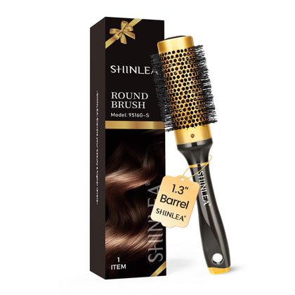 Brosse ronde petite SHINLEA 1,3 pouces vue de face