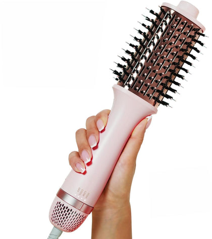 Brosse sèche-cheveux DISSTAR 5-en-1 vue de face avec baril en titane